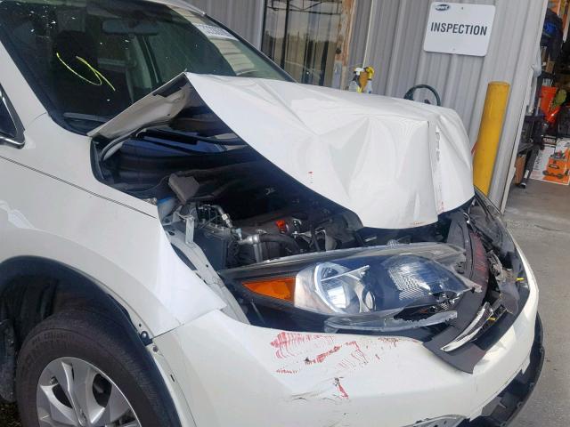 5J6RM3H70EL039637 - 2014 HONDA CR-V EXL WHITE photo 9