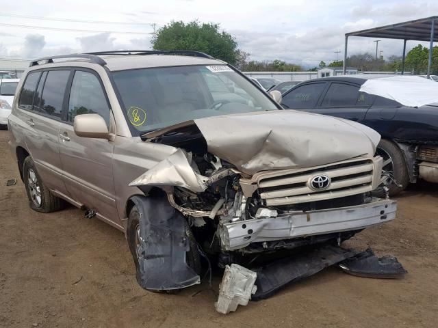 JTEDP21A860123212 - 2006 TOYOTA HIGHLANDER TAN photo 1