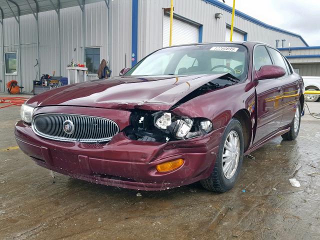 1G4HP52K644173851 - 2004 BUICK LESABRE CU PURPLE photo 2