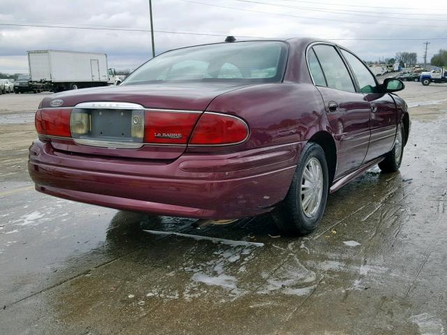 1G4HP52K644173851 - 2004 BUICK LESABRE CU PURPLE photo 4