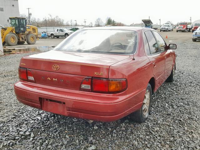 4T1SK13E0SU584276 - 1995 TOYOTA CAMRY XLE RED photo 4