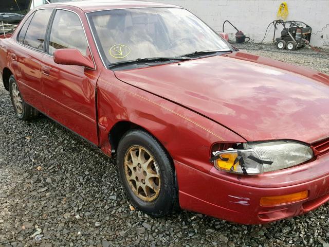 4T1SK13E0SU584276 - 1995 TOYOTA CAMRY XLE RED photo 9