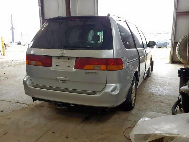 2HKRL18974H006877 - 2004 HONDA ODYSSEY EX SILVER photo 4