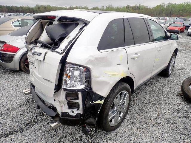 2FMDK3KC3EBA22788 - 2014 FORD EDGE LIMIT WHITE photo 4