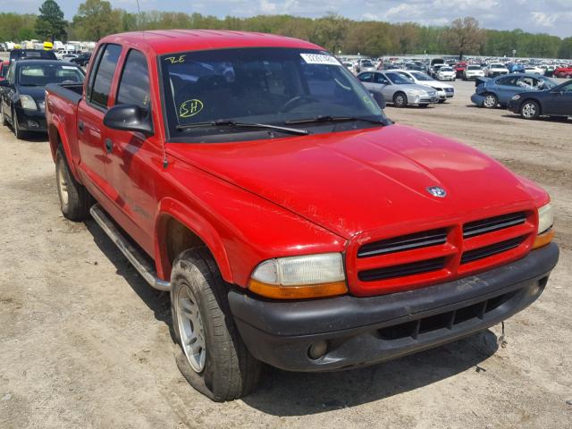 1B7HG2AX11S340298 - 2001 DODGE DAKOTA QUA RED photo 1