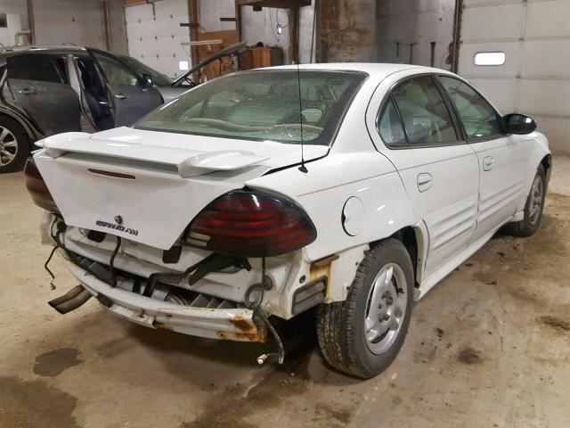 1G2NF52F92C278968 - 2002 PONTIAC GRAND AM S WHITE photo 4