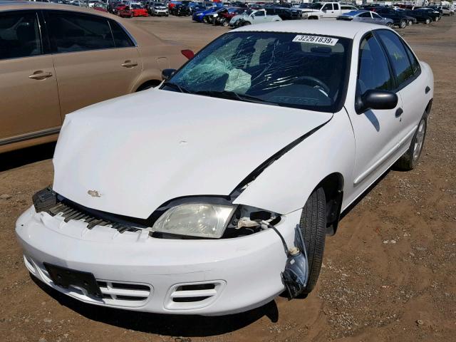 1G1JF5247Y7261802 - 2000 CHEVROLET CAVALIER L WHITE photo 2