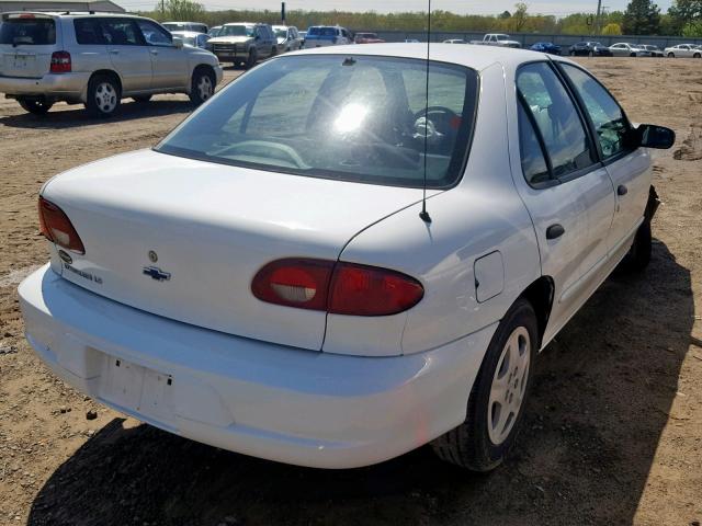 1G1JF5247Y7261802 - 2000 CHEVROLET CAVALIER L WHITE photo 4