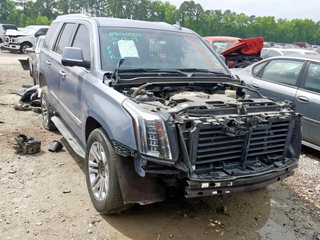 1GYS3LKJ3FR612411 - 2015 CADILLAC ESCALADE BLUE photo 1