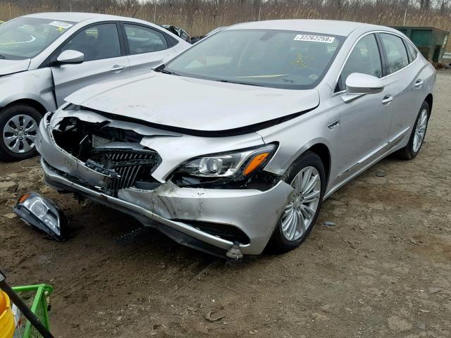 1G4ZP5SZ3JU132848 - 2018 BUICK LACROSSE E SILVER photo 2