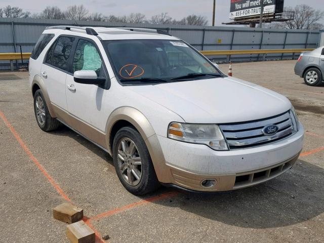 1FMDK07W98GA12586 - 2008 FORD TAURUS X E WHITE photo 1