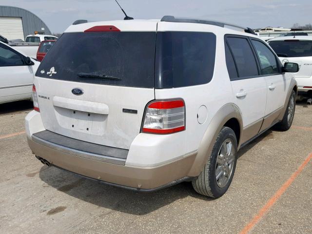 1FMDK07W98GA12586 - 2008 FORD TAURUS X E WHITE photo 4