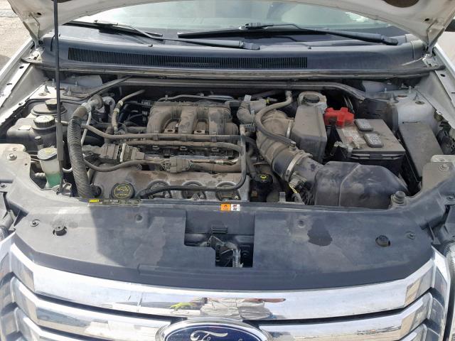 1FMDK07W98GA12586 - 2008 FORD TAURUS X E WHITE photo 7