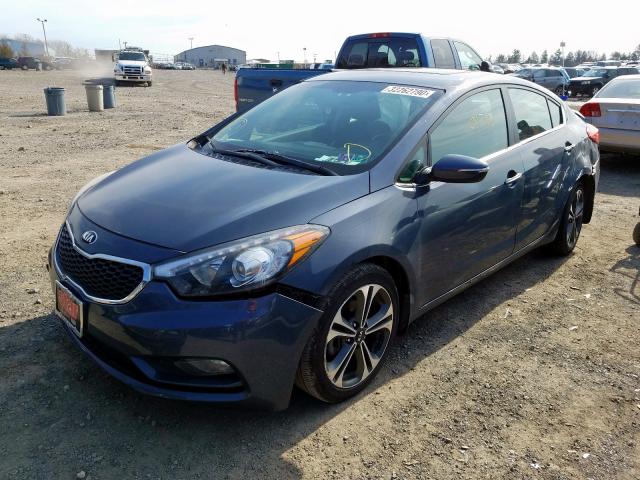 KNAFX4A81E5072561 - 2014 KIA FORTE EX  photo 2