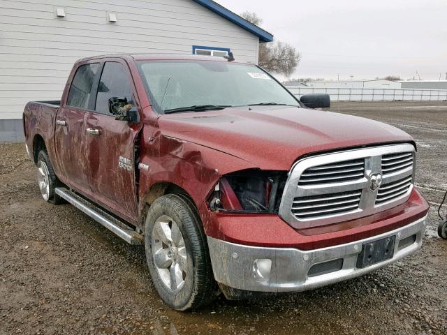 3C6RR7LT9HG665246 - 2017 RAM 1500 SLT RED photo 1