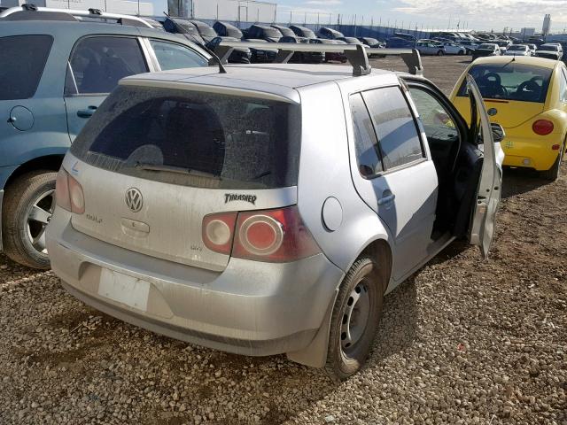 9BWEL4BE1A4001106 - 2010 VOLKSWAGEN CITY GOLF SILVER photo 4