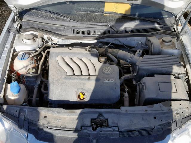 9BWEL4BE1A4001106 - 2010 VOLKSWAGEN CITY GOLF SILVER photo 7