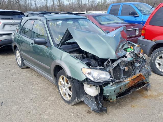 JF1GG68616G809454 - 2006 SUBARU IMPREZA OU GREEN photo 1