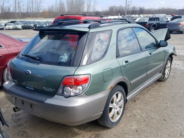 JF1GG68616G809454 - 2006 SUBARU IMPREZA OU GREEN photo 4