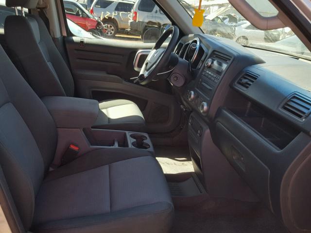 2HJYK16307H535108 - 2007 HONDA RIDGELINE SILVER photo 5