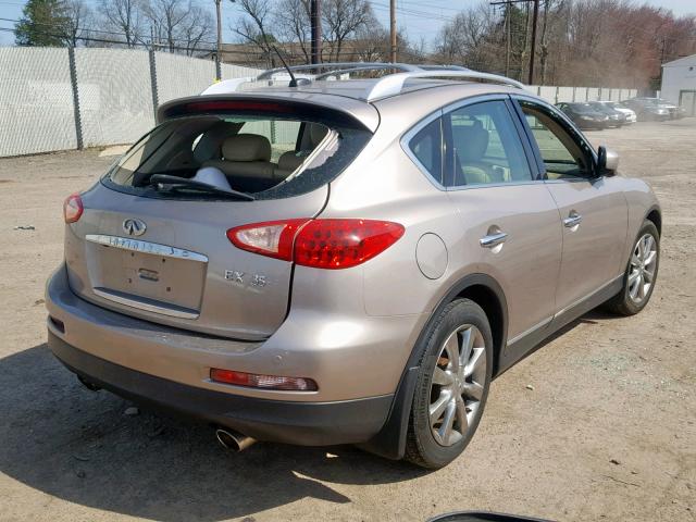 JNKAJ09F28M360978 - 2008 INFINITI EX35 BASE GOLD photo 4