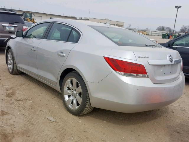 1G4GC5EG3AF186362 - 2010 BUICK LACROSSE C SILVER photo 3