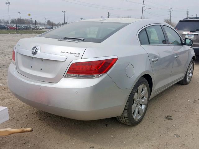 1G4GC5EG3AF186362 - 2010 BUICK LACROSSE C SILVER photo 4