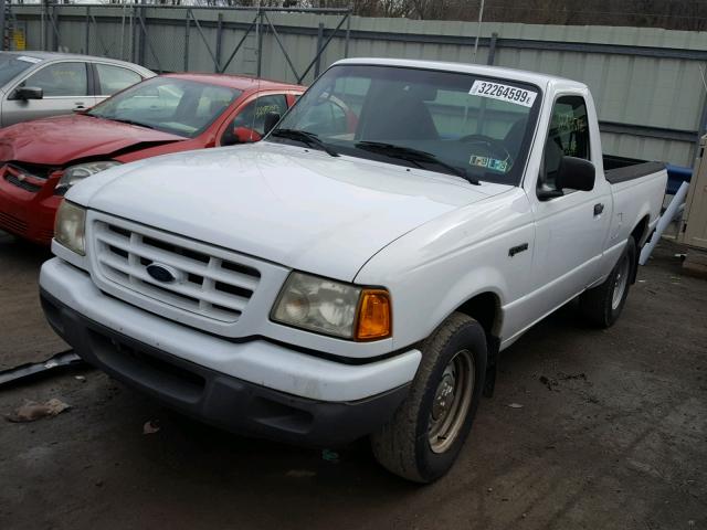 1FTYR10U33PA20885 - 2003 FORD RANGER WHITE photo 2