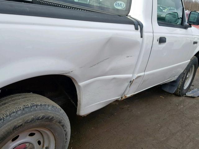 1FTYR10U33PA20885 - 2003 FORD RANGER WHITE photo 9