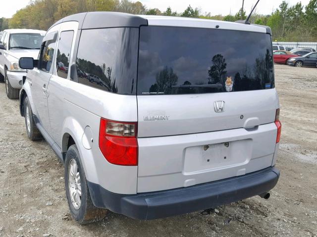 5J6YH28768L018614 - 2008 HONDA ELEMENT EX SILVER photo 3