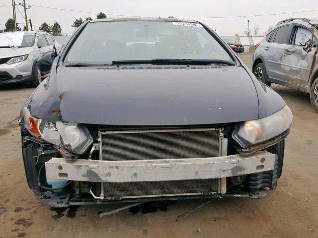 2HGFG129X8H568952 - 2008 HONDA CIVIC EXL BLACK photo 9