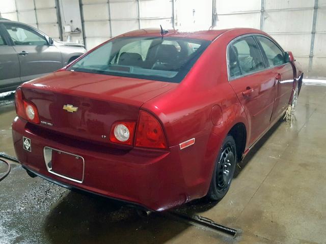 1G1ZJ57779F186448 - 2009 CHEVROLET MALIBU 2LT BURGUNDY photo 4