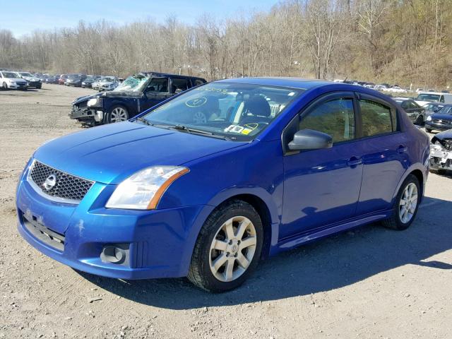 3N1AB6APXBL671567 - 2011 NISSAN SENTRA 2.0 BLUE photo 2