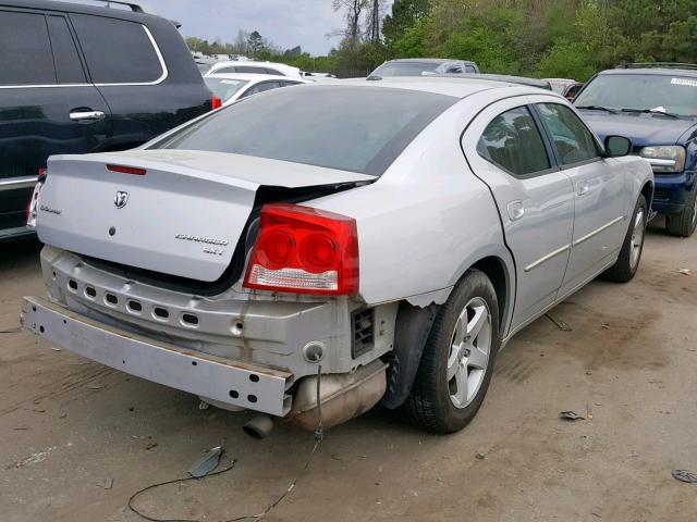 2B3CA3CV0AH312384 - 2010 DODGE CHARGER SX SILVER photo 4