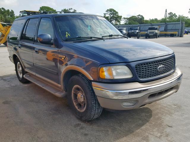 1FMRU17L72LA42812 - 2002 FORD EXPEDITION BLUE photo 1