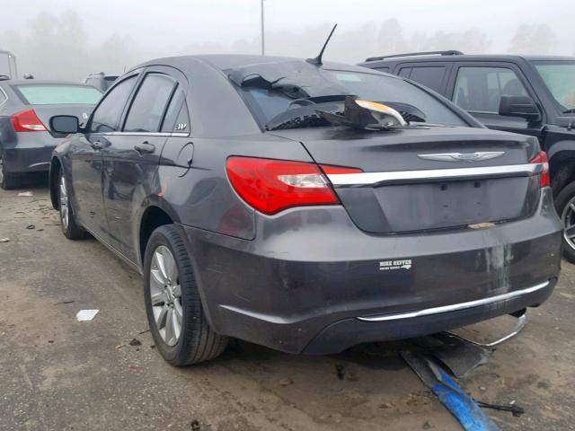 1C3CCBBB8EN185475 - 2014 CHRYSLER 200 TOURIN GRAY photo 3