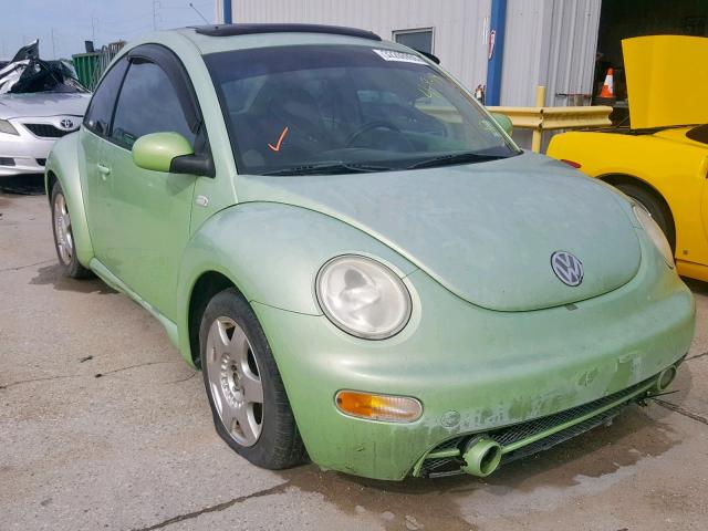 3VWCP21C81M406147 - 2001 VOLKSWAGEN NEW BEETLE მწვანე ფოტო 1