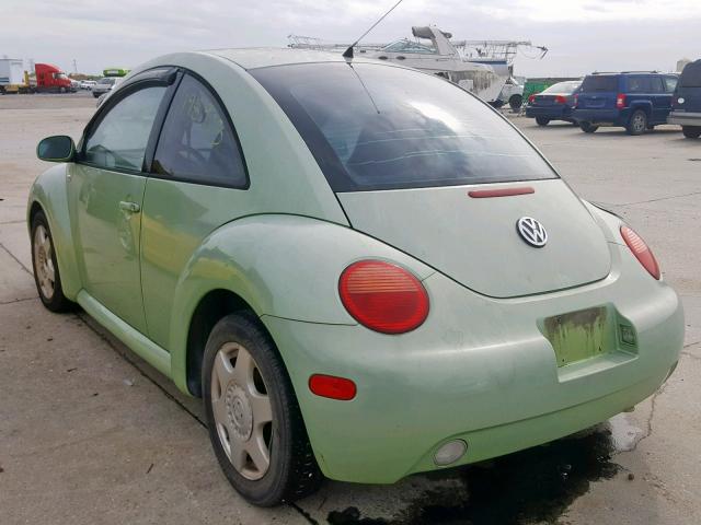 3VWCP21C81M406147 - 2001 VOLKSWAGEN NEW BEETLE მწვანე ფოტო 3