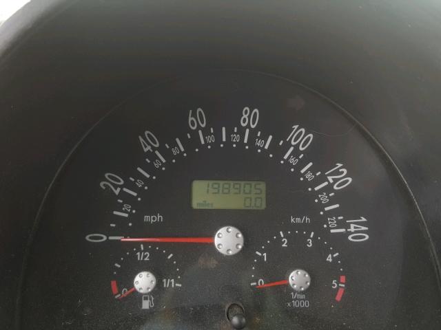 3VWCP21C81M406147 - 2001 VOLKSWAGEN NEW BEETLE მწვანე ფოტო 8