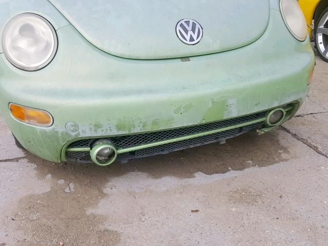 3VWCP21C81M406147 - 2001 VOLKSWAGEN NEW BEETLE მწვანე ფოტო 9