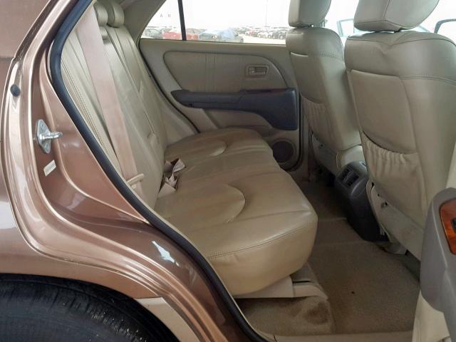 JT6GF10U0X0005478 - 1999 LEXUS RX 300 BROWN photo 6