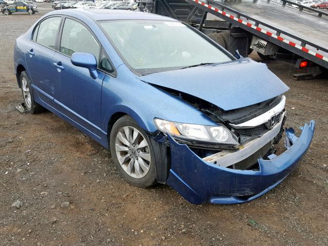 2HGFA1F93AH538158 - 2010 HONDA CIVIC EXL BLUE photo 1