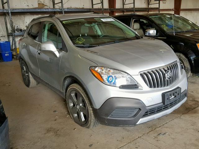 KL4CJASBXEB662057 - 2014 BUICK ENCORE SILVER photo 1