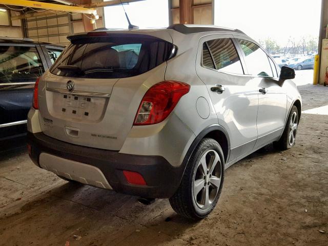 KL4CJASBXEB662057 - 2014 BUICK ENCORE SILVER photo 4