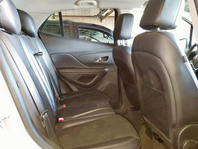 KL4CJASBXEB662057 - 2014 BUICK ENCORE SILVER photo 6