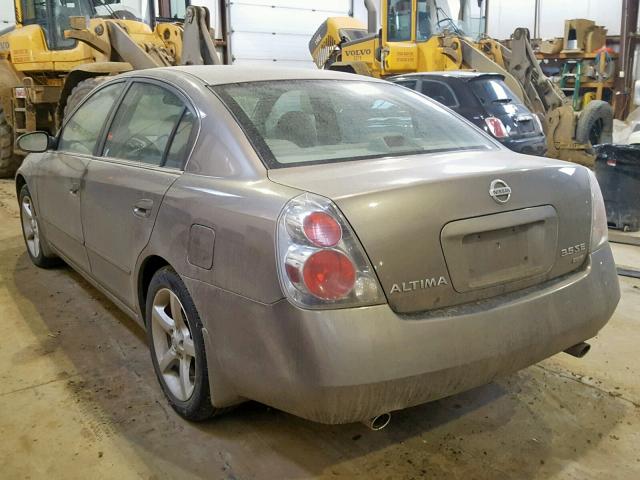 1N4BL11E75C369417 - 2005 NISSAN ALTIMA SE GOLD photo 3