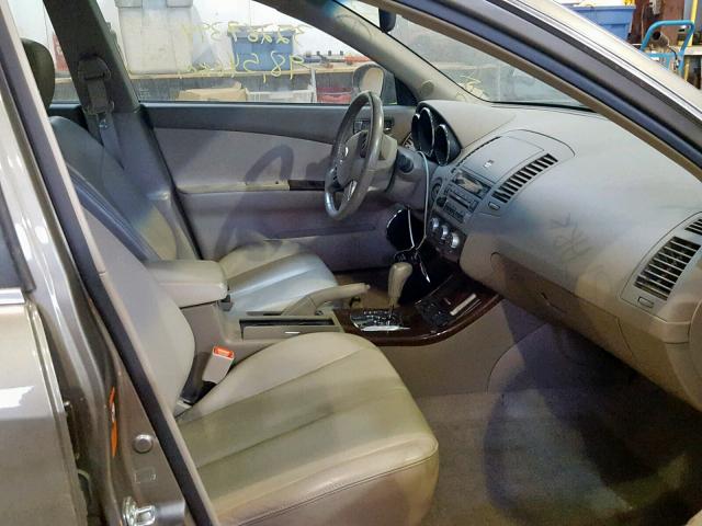 1N4BL11E75C369417 - 2005 NISSAN ALTIMA SE GOLD photo 5