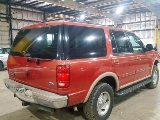 1FMFU18L0VLB51179 - 1997 FORD EXPEDITION RED photo 4