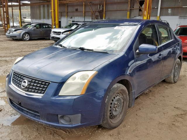 3N1AB61E37L636603 - 2007 NISSAN SENTRA 2.0 BLUE photo 2