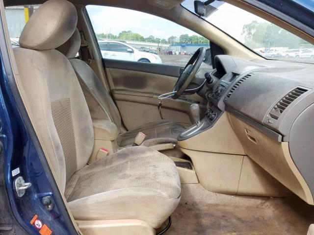 3N1AB61E37L636603 - 2007 NISSAN SENTRA 2.0 BLUE photo 5